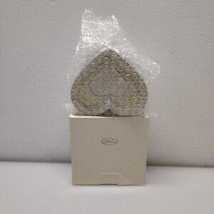 THINGS REMEMBERED SWAROVSKI CRYSTAL HEART REGAL ELEGANT COLLECTION JEWELRY BOX💍